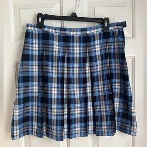 EUC Lands’ End Girl’s Sz 16 Box Pleat Skirt